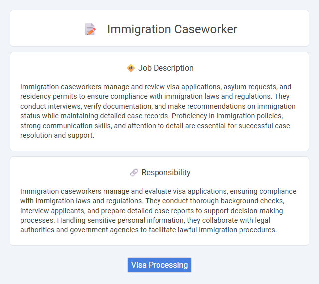 Immigration Caseworker Job Description and Career Detail