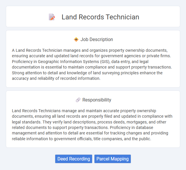 Land Records Technician Job Description and Career Detail