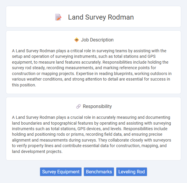 Land Survey Rodman Job Description and Career Detail