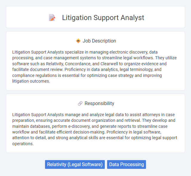 Litigation Support Analyst Job Description and Career Detail