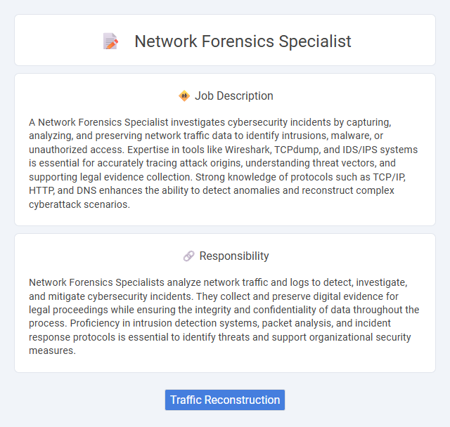 Network Forensics Specialist Job Description and Career Detail