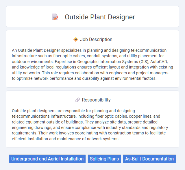 Outside Plant Designer Job Description and Career Detail