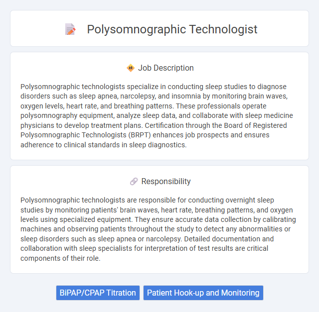 Polysomnographic Technologist Job Description and Career Detail