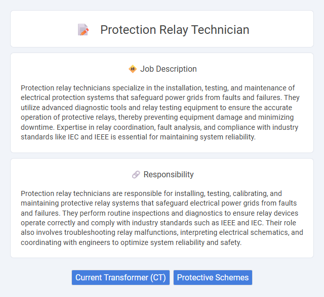 Protection Relay Technician Job Description and Career Detail