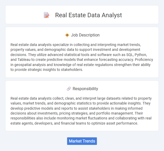 Real Estate Data Analyst Job Description and Career Detail