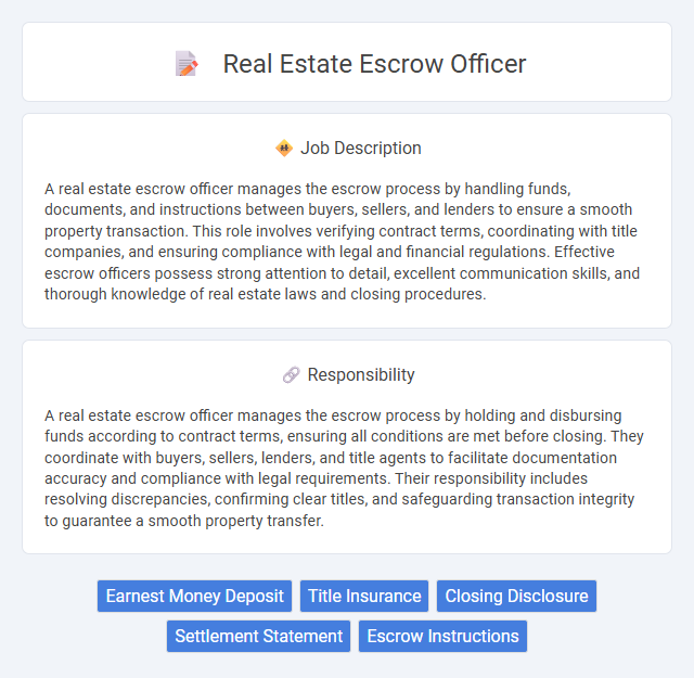 Real Estate Escrow Officer Job Description and Career Detail