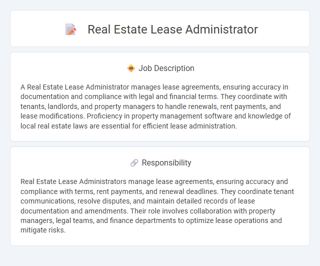 Real Estate Lease Administrator Job Description and Career Detail
