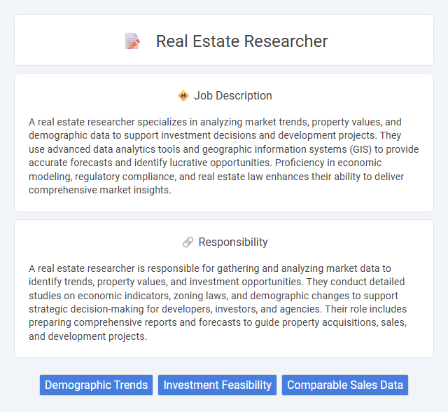 Real Estate Researcher Job Description and Career Detail