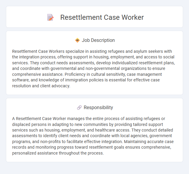Resettlement Case Worker Job Description and Career Detail