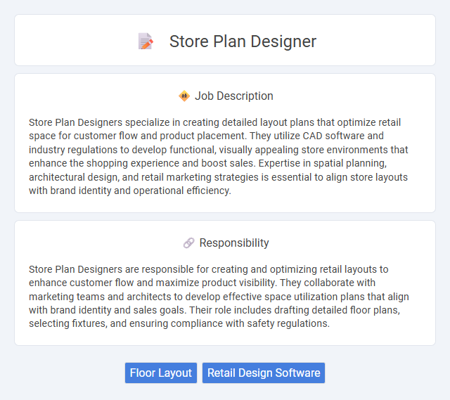 Store Plan Designer Job Description and Career Detail
