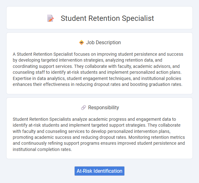 Student Retention Specialist Job Description and Career Detail