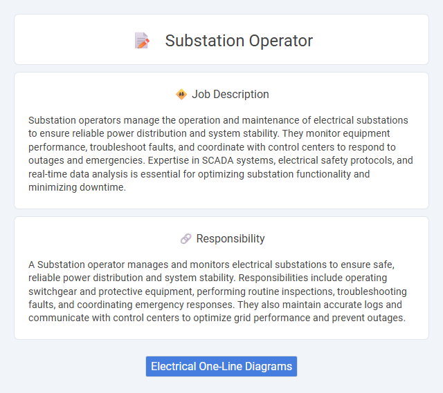Substation Operator Job Description and Career Detail