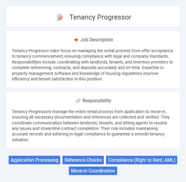 Tenancy Progressor Job Description and Career Detail