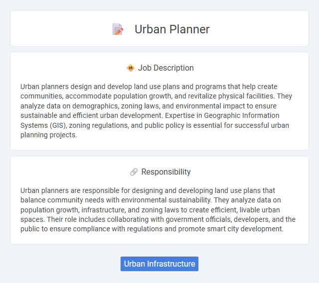 Urban Planner Job Description and Career Detail