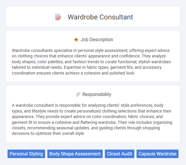 Wardrobe Consultant Job Description and Career Detail