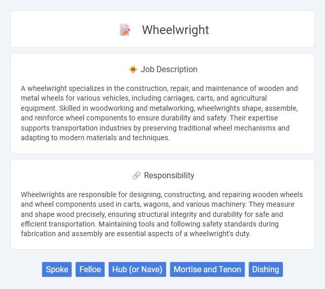 Wheelwright Job Description and Career Detail